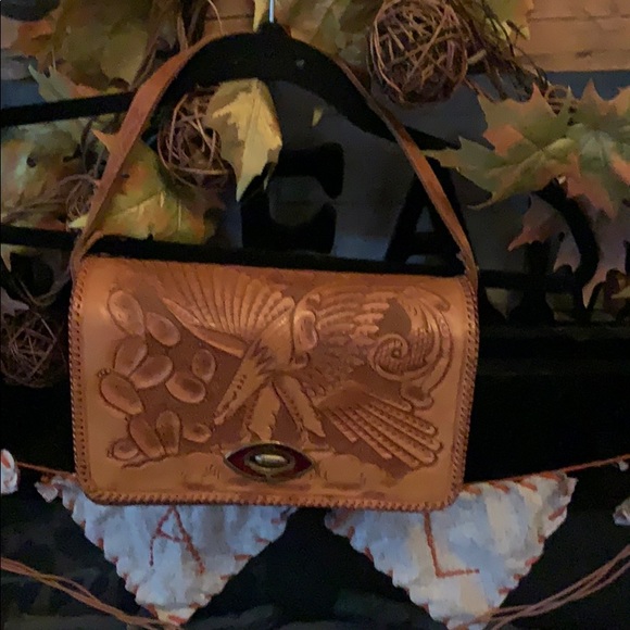Vintage Handbags - Amazing hand tooled bag